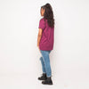 H&L - Jets - Womens T Shirt - Burgundy