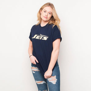 H&L - Jets - Womens T Shirt - Navy