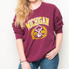 H&L - Michigan - Womens Sweat - Burgundy