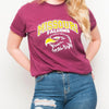 H&L - Missouri - Womens T Shirt - Burgundy