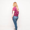 H&L - Missouri - Womens T Shirt - Burgundy