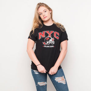 H&L - NYC - Womens T Shirt - Black