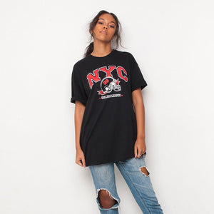 H&L - NYC - Womens T Shirt - Black