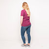 H&L - Texas - Womens T Shirt - Burgundy