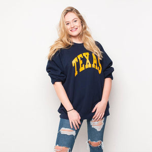 H&L - Texas - Womens Sweat - Navy