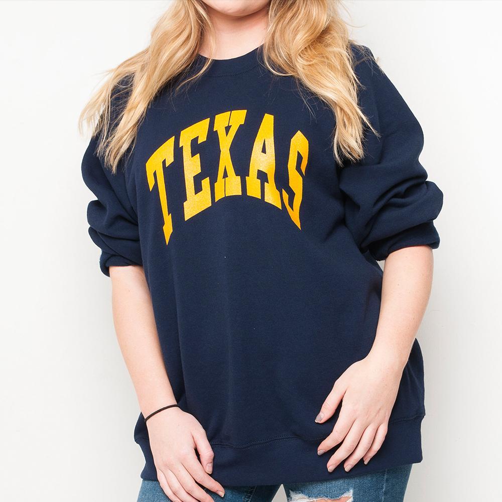 H&L - Texas - Womens Sweat - Navy