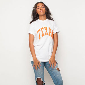 H&L - Texas - Womens T Shirt - White