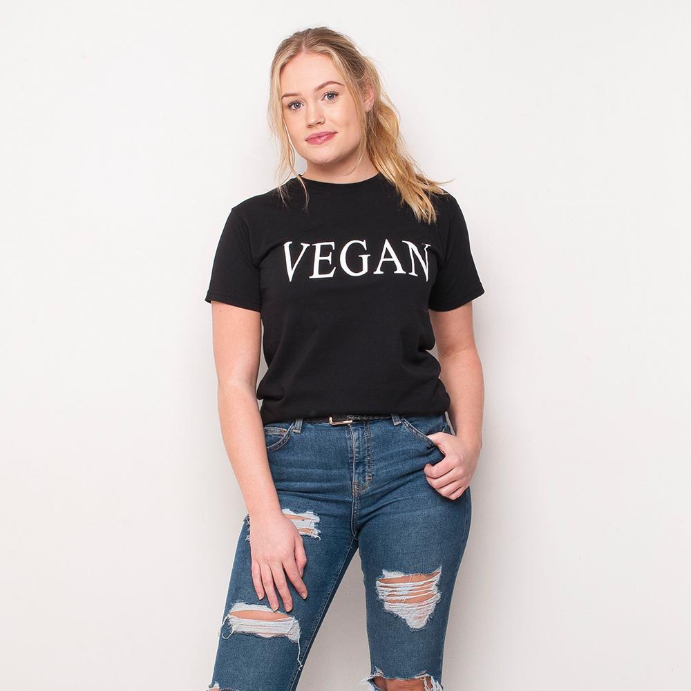 H&L - Vegan - Womens T Shirt - Black