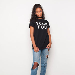 H&L - Yuck Fou  - Womens T Shirt - Black