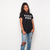 H&L - Yuck Fou  - Womens T Shirt - Black