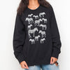 H&L - Zebra - Womens Sweat - Black