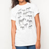 H&L - Zebra - Womens T Shirt - White