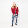 Lola May - Fleece - Womens Jacket - Wine
