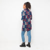Ouevre - Pattern - Womens Coat - Blue