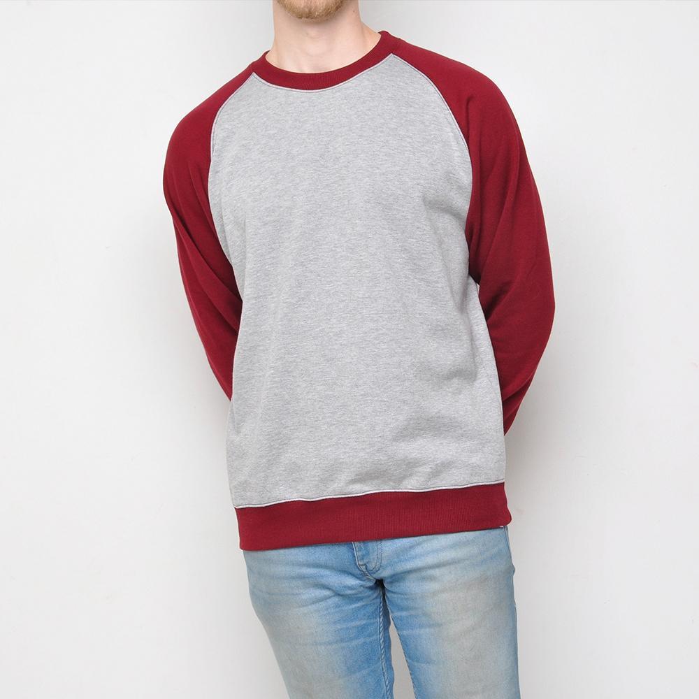 Pop - Raglan Sweater - Burgundy