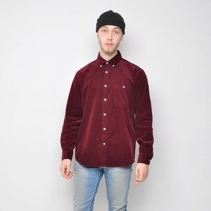 Pop - Cord Shirt - Burgundy