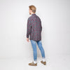 Pop - Patterned Shirt - Burgundy & Navy