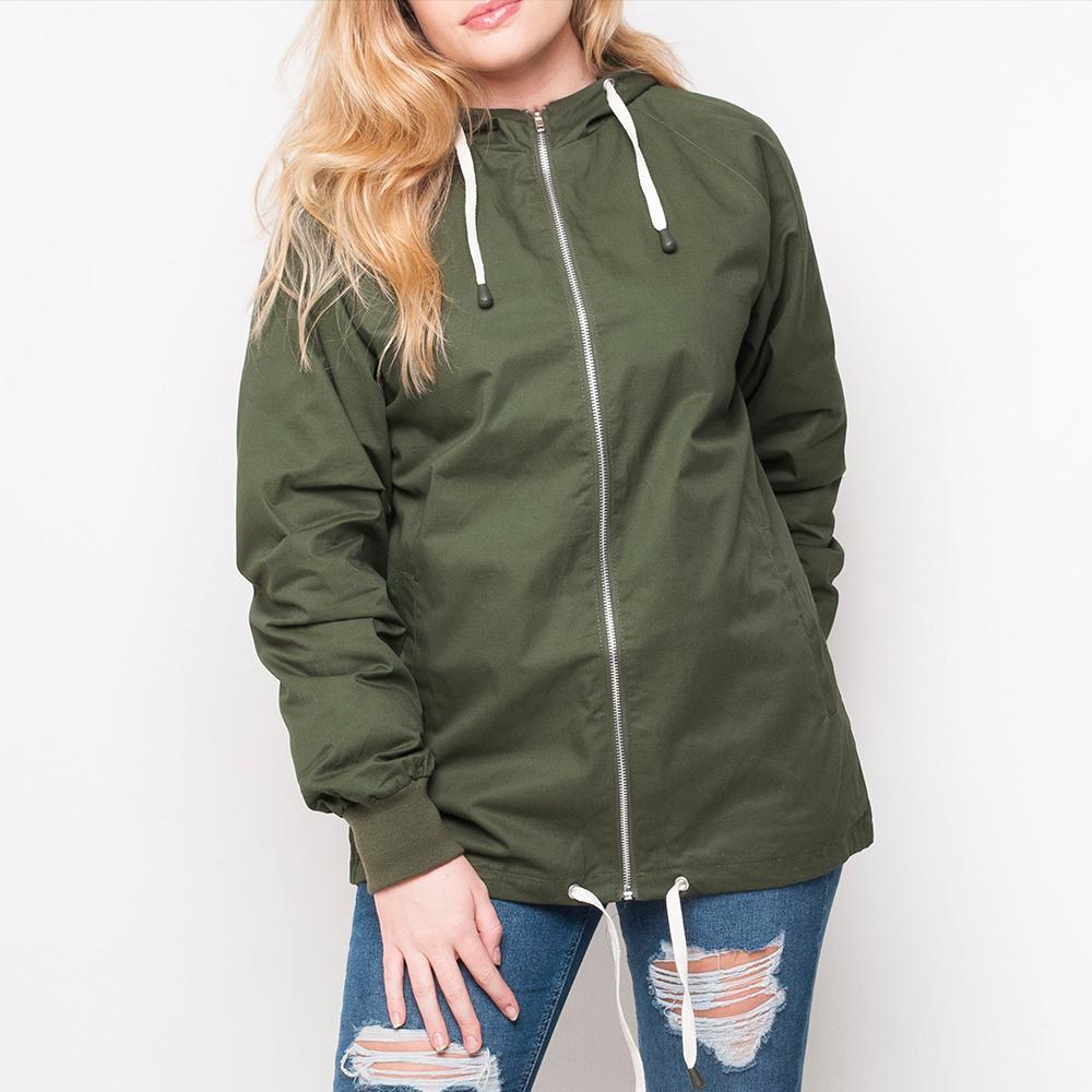 Pop - Anorak - Womens Jacket - Olive