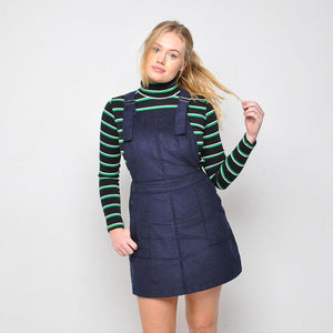 Run & Fly - Cord Pinafore - Navy