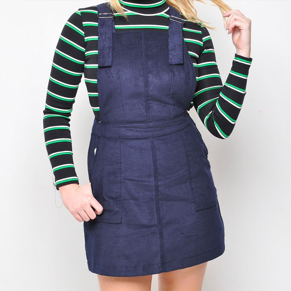 Run & Fly - Cord Pinafore - Navy