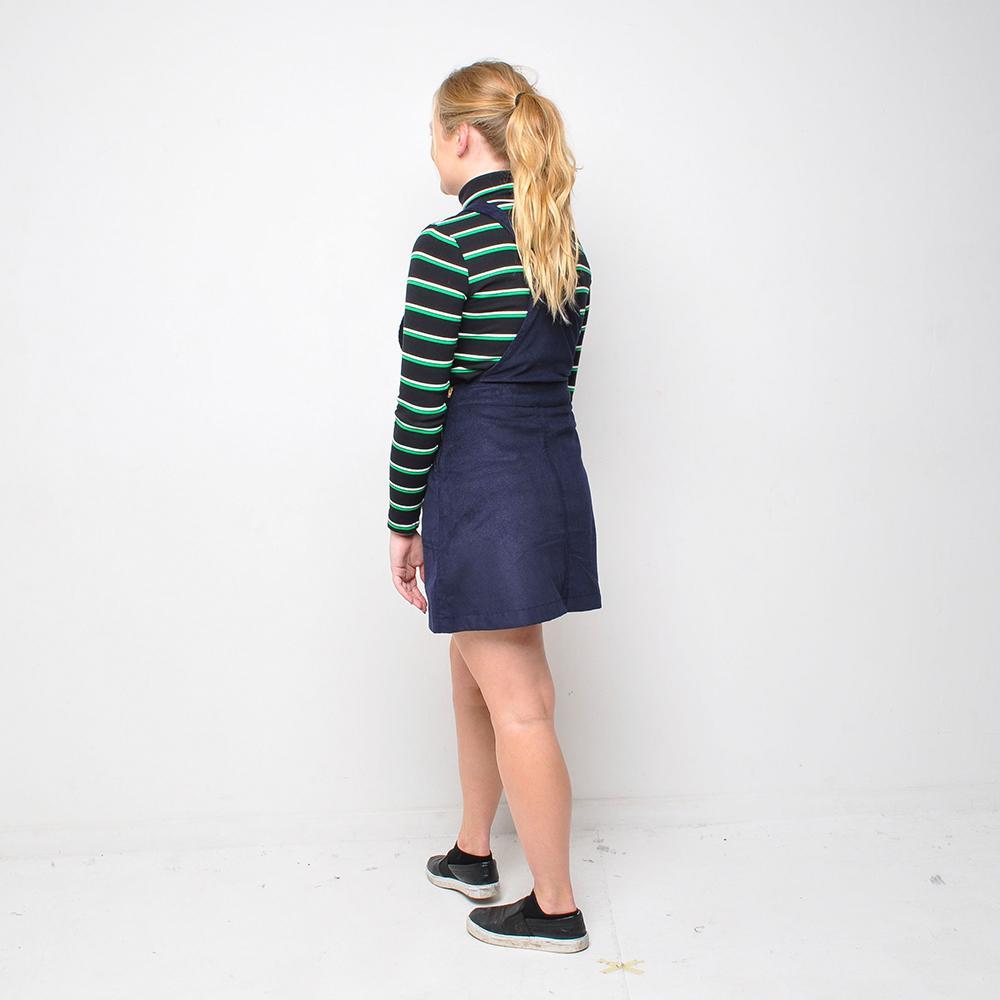 Run & Fly - Cord Pinafore - Navy