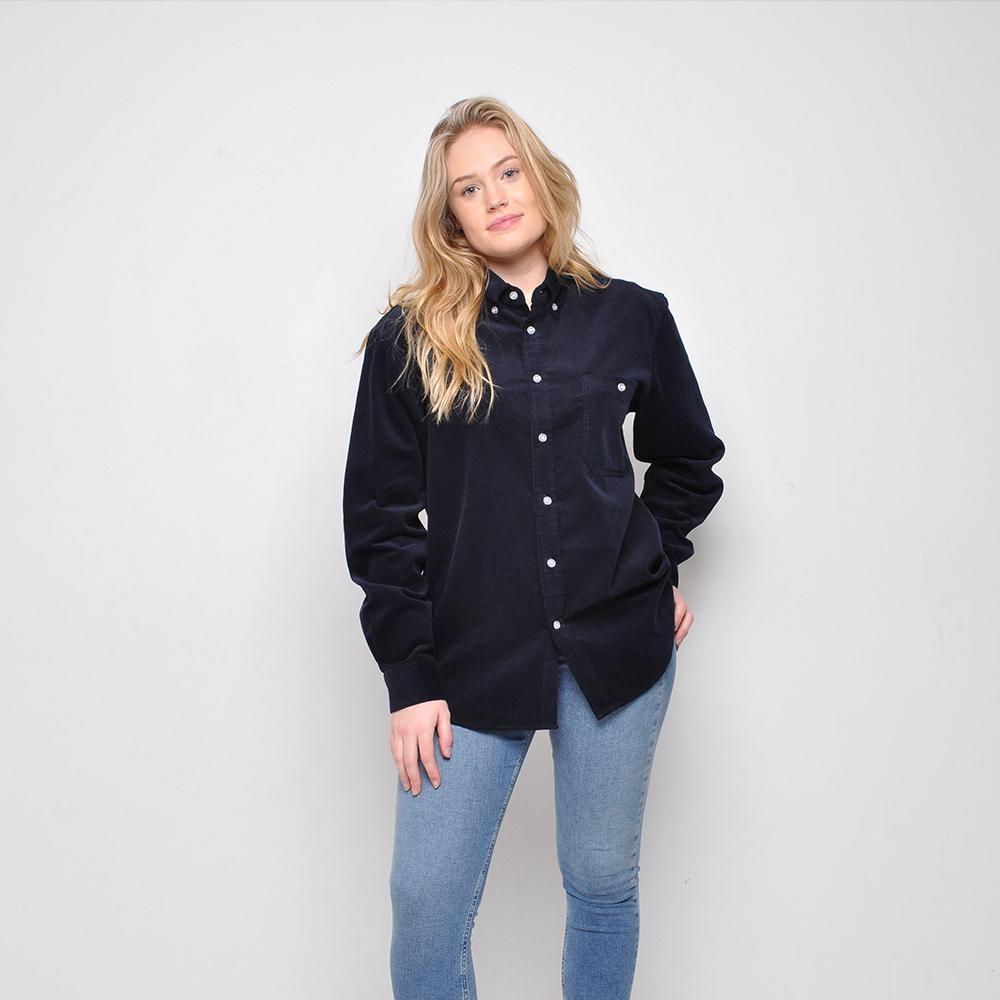Pop - Womens Cord Shirt - Black