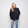Pop - Womens Cord Shirt - Black