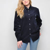 Pop - Womens Cord Shirt - Black