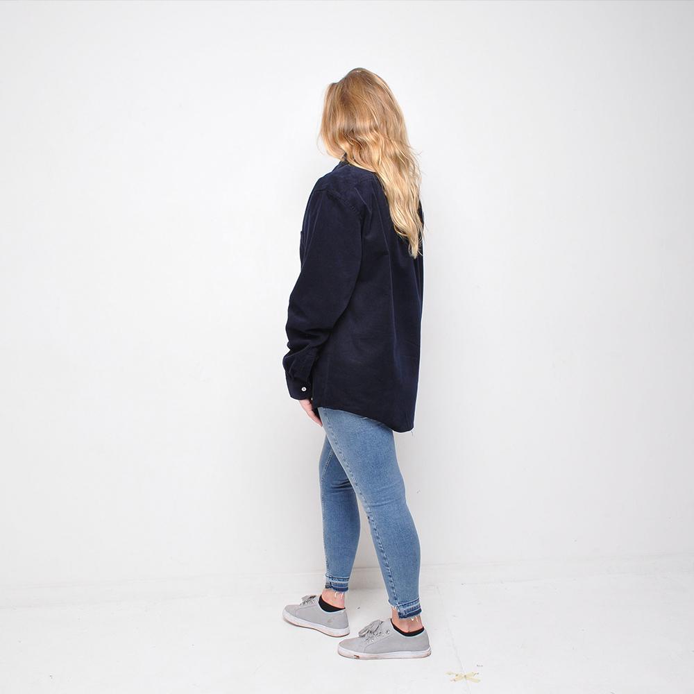 Pop - Womens Cord Shirt - Black