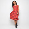 Pop - Checked Dress - Red