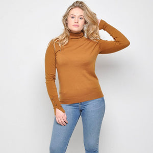 Pop - Polo Neck - Tan