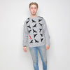 Run & Fly - Crows - Mens Jumper - Grey