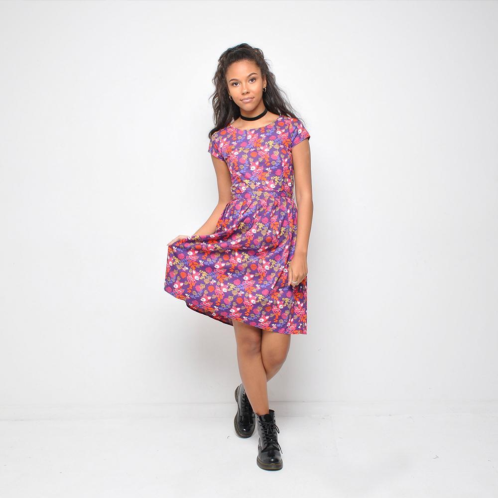 Run & Fly - Flower Dress - Pink