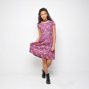 Run & Fly - Flower Dress - Pink
