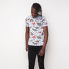 Run & Fly - Dinosaur - Mens T-Shirt - Blue