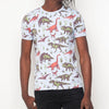Run & Fly - Dinosaur - Mens T-Shirt - Blue