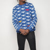 Run & Fly - Planes - Mens Jumper - Blue