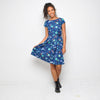 Run & Fly - Planets - Womens Dress - Blue