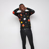 Run & Fly - Space - Mens Jumper - Black