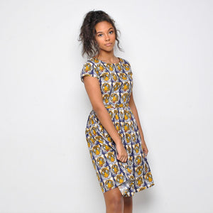 Run & Fly - Tiger - Dress - Blue