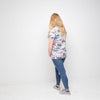 Run & Fly - Dinosaur - Womens T Shirt - Blue