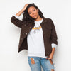 Run & Fly - Cord - Womens Jacket - Brown