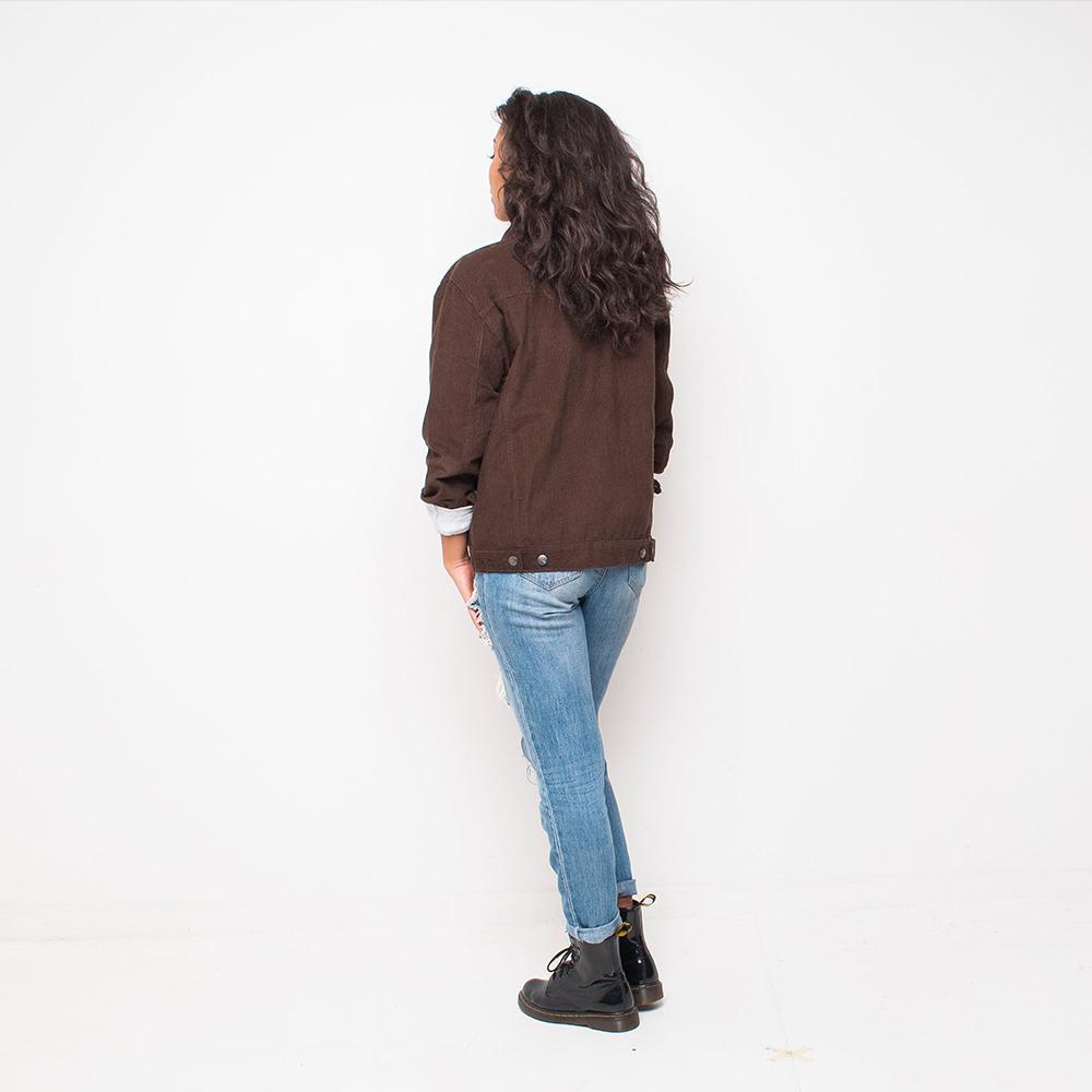 Run & Fly - Cord - Womens Jacket - Brown