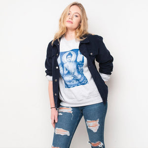 Run & Fly - Cord - Womens Jacket - Navy