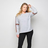 Oeuvre - 90s Style - Womens Sweater - Grey