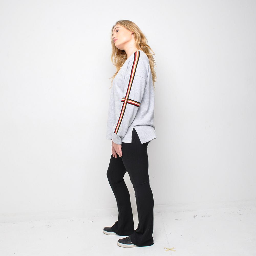 Oeuvre - 90s Style - Womens Sweater - Grey