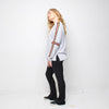 Oeuvre - 90s Style - Womens Sweater - Grey