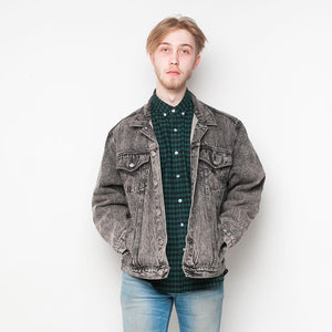 Vintage - Denim - Mens Jacket - Grey